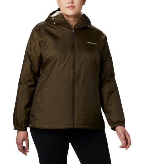 Columbia Switchback Sherpa Forede Jakke Dame Mørke Brune | Plus Size 12576Q